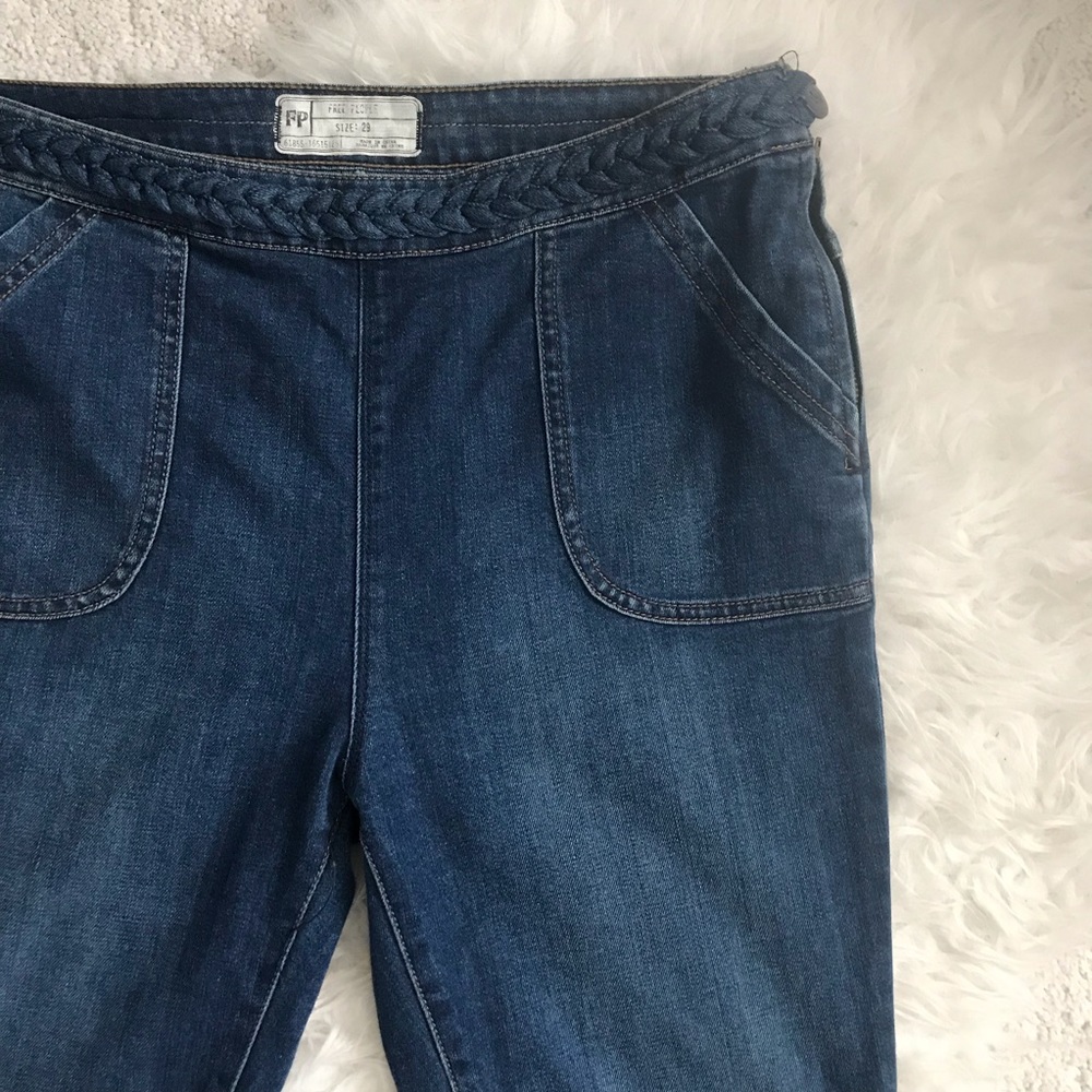 Free People Jeans with Braided Waist - Picture 2 of 8